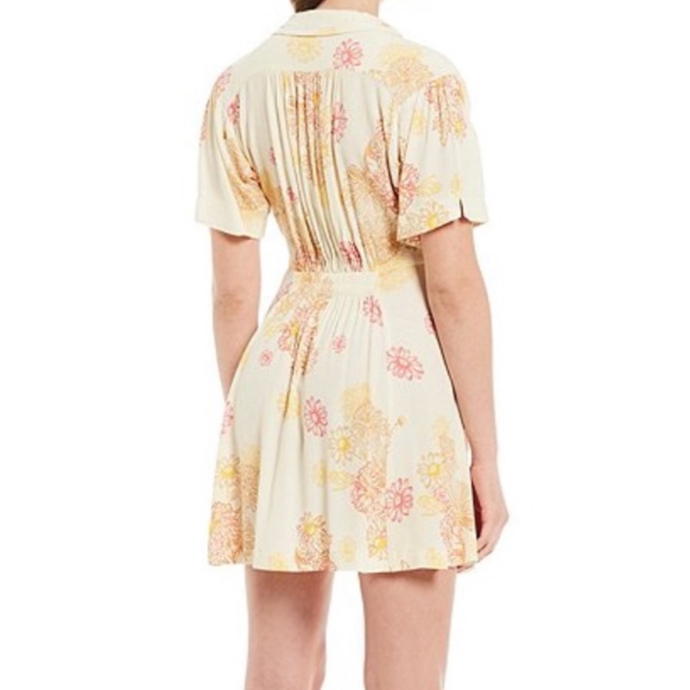 Free People Blue Hawaii Floral Mini Dress - Picture 4 of 8